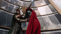 Loki Stabs Thor