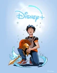 Note that Percy's hair is black, just as he is described in the books.