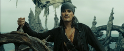 Will Turner captain of the Dutchman.