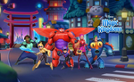 Big Hero 6, as they appear in Disney Magic Kingdoms