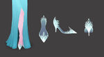 Elsa's Shoe's Concept Art