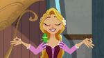 Rapunzel goes to her happy place