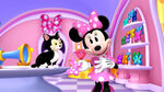 Figaro with Minnie Mouse in Minnie's Bow-Toons.