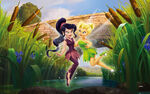 Vidia and Tinker Bell