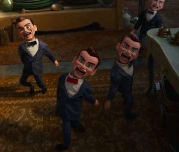 Toy story 4 characters creepy dolls shop