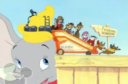 Dawson in the Dumbo Airlines ad in "Donald Wants to Fly"