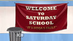 Saturday school banner