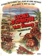 African lion french poster