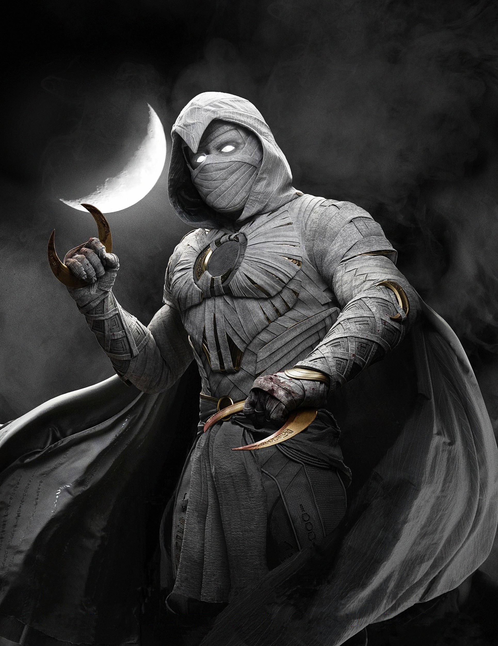 Moon Knight - O Cavaleiro da Lua - Pingo à três quartos