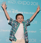 Atticus Shaffer attending the 2011 D23 Expo.