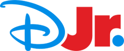 Alternate version of Disney Jr. logo, stylized as "DJr.", used since June 1, 2024 on social media pages.