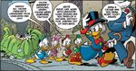 Scrooge and the kids in the 2011 DuckTales comic