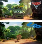Comparing Cars 2 to Up