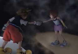 KH - Sora and Kairi ending