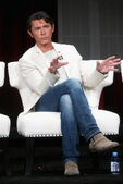 Lou Diamond Phillips speaks onstage at the Longmire panel at the 2015 Summer TCA Tour.