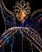 NewBluefairyMSEP.jpg (95 KB) Disney Parks. 1989-2009. The newer version of Blue Fairy costume in Main Street Electrical Parade.