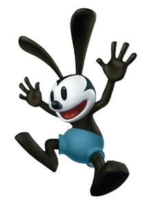 Oswald as he appears in Epic Mickey.