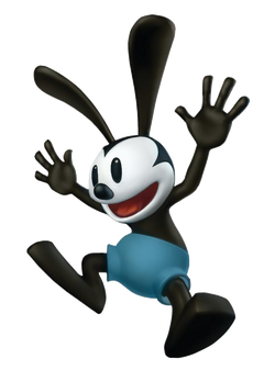 Oswald as he appears in Epic Mickey.