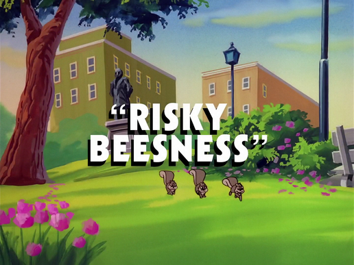 Risky Beesness- title card