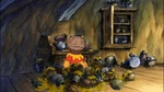 Winnie the Pooh has his honey pot stuck on his head