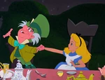 The Mad Hatter with Alice