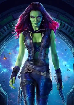 gamora y señor de las estrellas