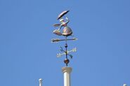 Mary Poppins themed weather vane