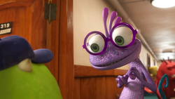 Monsters University - Randall allows Mike to take whatever bed he wants