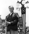 Walt Disney at Disneyland's opening