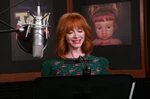Christina Hendricks behind the scenes of Toy Story 4.