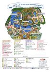 The Tokyo DisneySea official park map (attractions and entertainment).