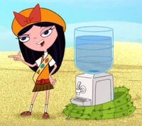 Isabella in the desert made by Phineas and Ferb