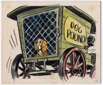 Lady in the Dogcatcher's wagon by Joe Rinaldi