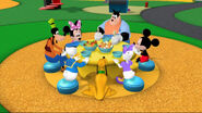 Mickey and friends at the table