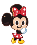 Minnie as a cookie in Cookie Run: Kingdom