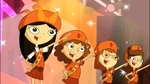 Isabella, Milly, Gretchen, and Adyson as the Ferbettes