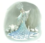 The Snow Queen for the unbuilt Enchanted Snow Palace