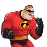 Mr. Incredible in Disney Heroes: Battle Mode.
