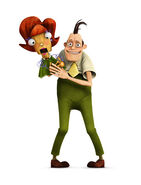 Fritz en Petunia Robinson in Meet the Robinsons