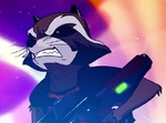 Rocket en la serie Guardians of the Galaxy.