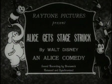 Alice Gets Stage Struck