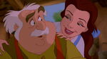 Belle telling her father he will become a world famous inventor.