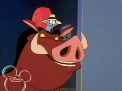 Speedy and Pumbaa