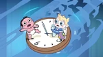 Marco and Star turned into babies