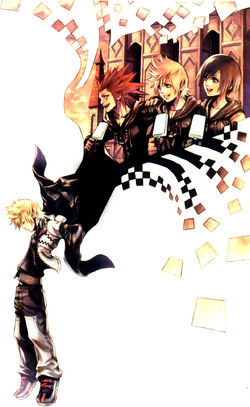 kingdom hearts roxas drawings