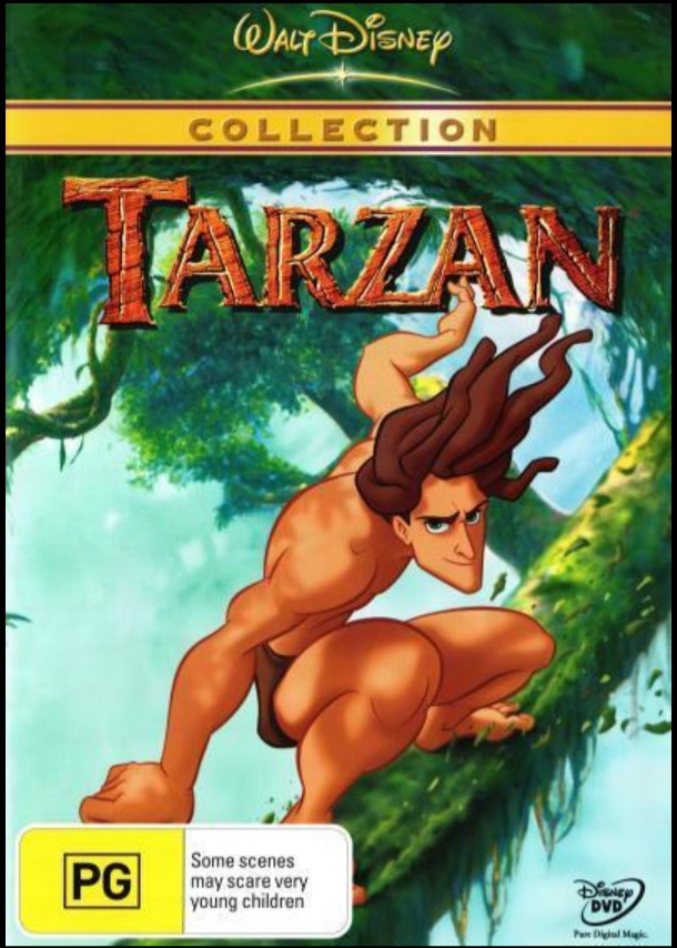 Filme Vhs Tarzan Desenho - Dublado