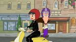 On a motorbike with Ferb during City of Love