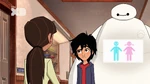 Baymax making things awkward for Hiro