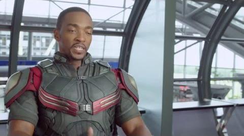 Captain America Civil War Behind-The-Scenes "Falcon" Interview - Anthony Mackie