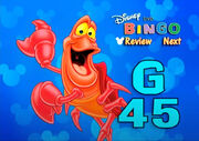 Disney DVD Bingo Sebastian